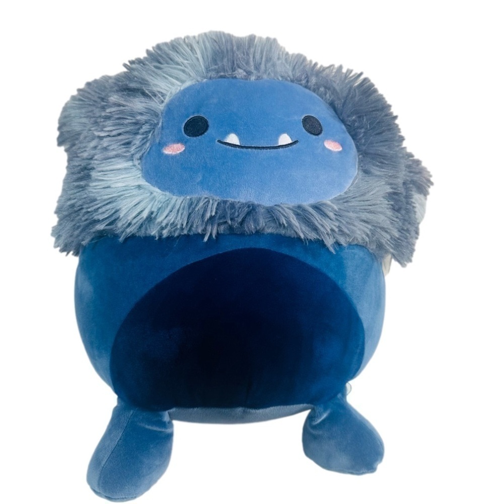 Squishmallows 11"‎ DANI the Navy Blue Bigfoot Yeti Rare Plush Soft Collectible